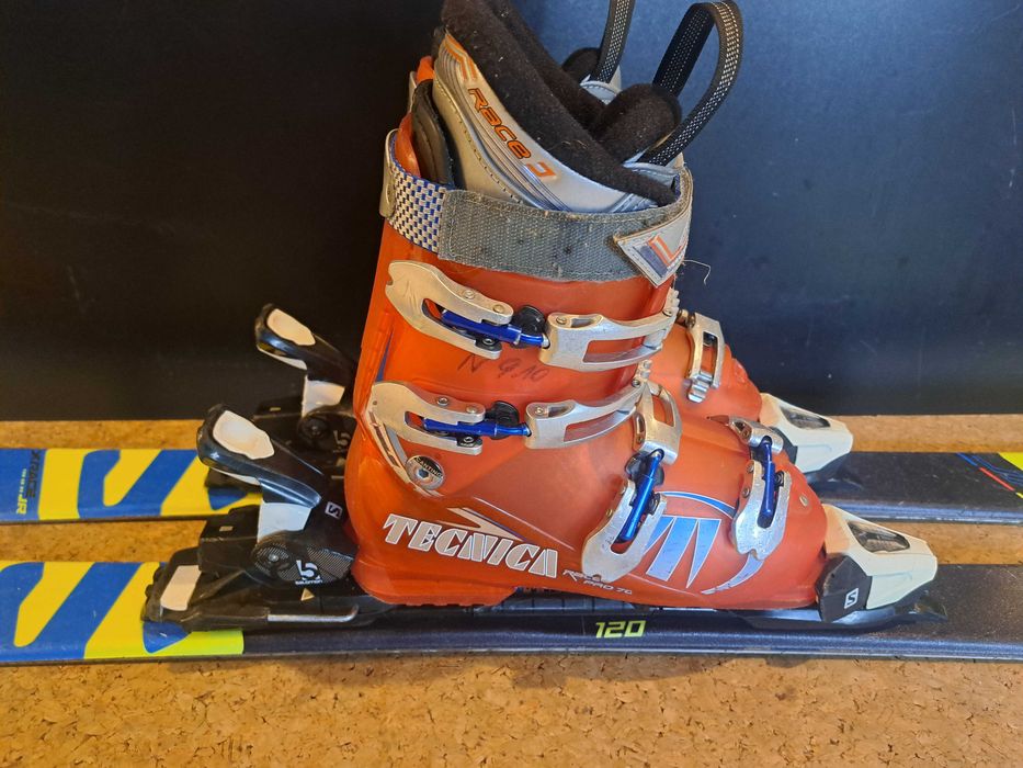 komplet narty Salomon X Race JR 120 cm + buty Tecnica 37 -38