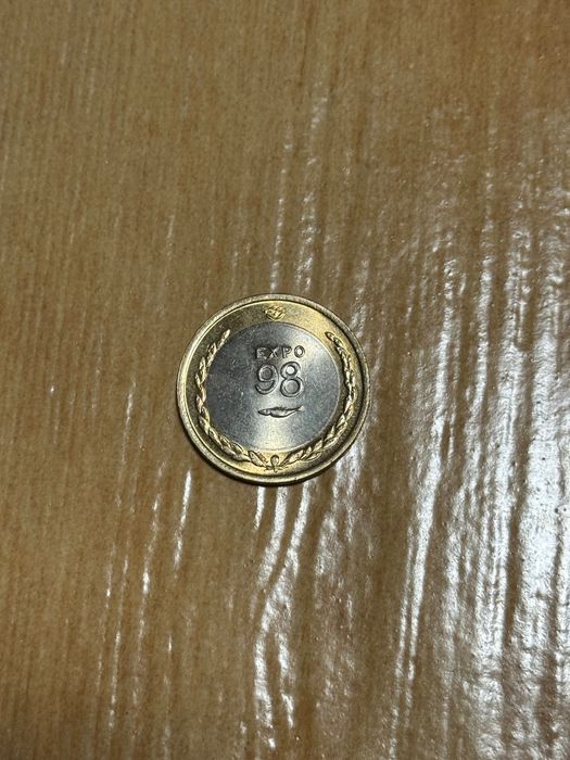 Moeda Portugal 200$00 1998 Expo 98 - Peixe Bela