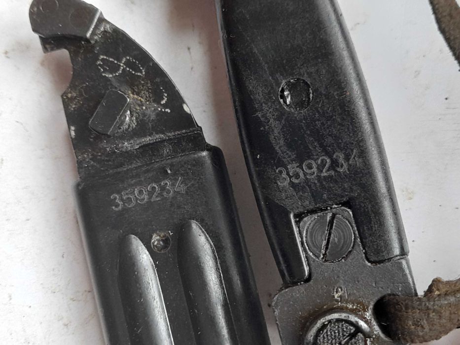 Bagnet 6H4 AK47 Jugosławia Kałasznikow zgodne numery