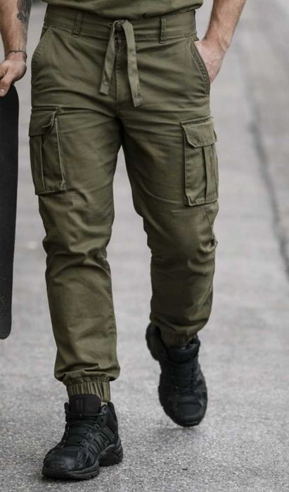 Джинси карго  хакі stretch Denim 32-36