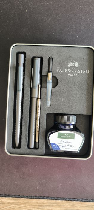 Conjunto Faber-Castell Tinteiro + Esferográficas - Edição Especial 30 Anos STTM".