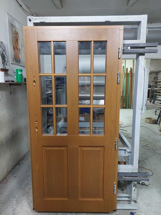 Drzwi zewnętrzne dębowe_pomiar_montaż_czyste powietrze_dostawa GRATIS!