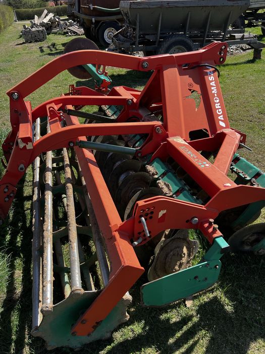 Agregat uprawowo siewny 3 metry agro-masz