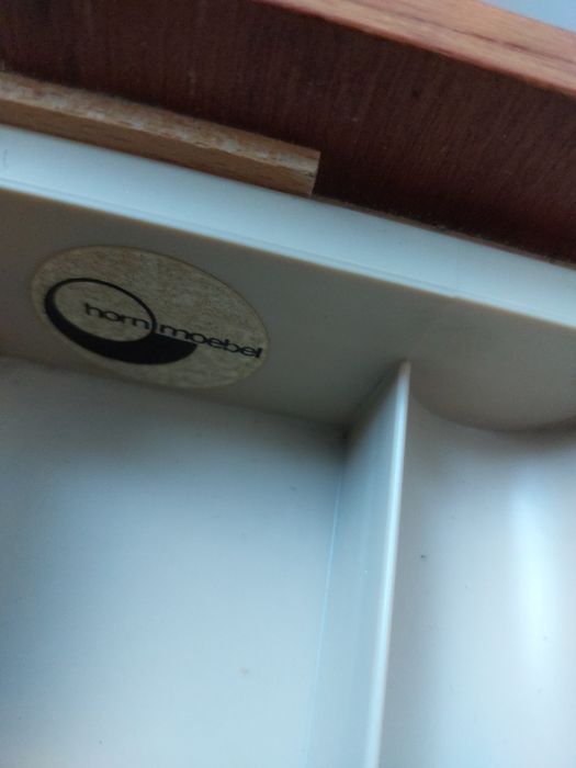 niciak / szafka / organizer tekowy proj.  lata 70-te marki Horn Moebel