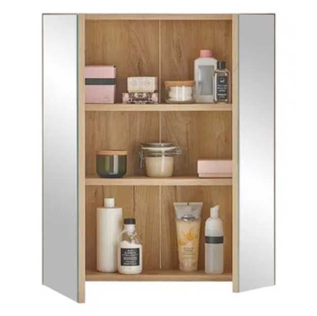 Zestaw szafek łazienkowych 4-częsciowy dąb Artisan