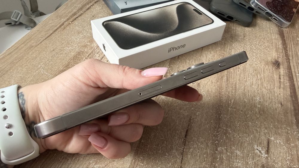 Iphone 15 pro max natural titanium 256 Gb