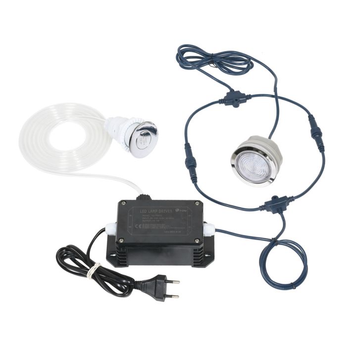 Zestaw LED RGB do jacuzzi i balii – 1 podwodna lampa 7 kolorów