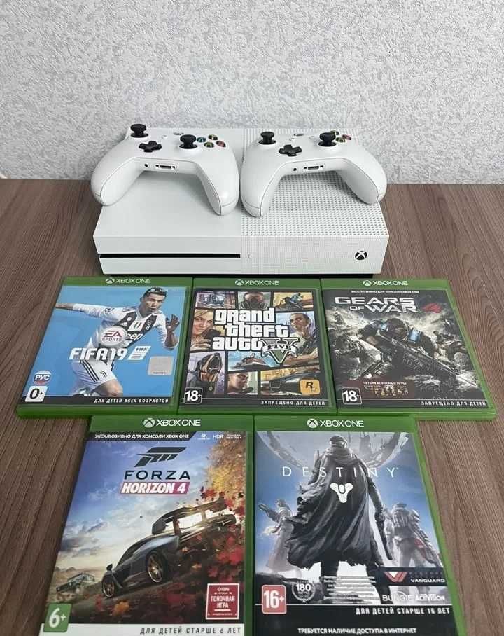 Ідеальний Стан!! Xbox One S 1tb + Джойстик + Ігри: 5 410 грн ...