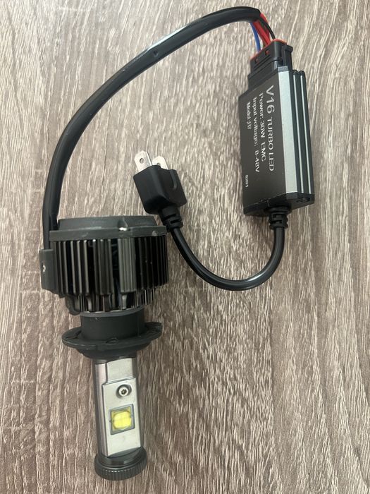 Новые LED лампы V16 Turbo H7 30W EMC – с активным охлаждением
