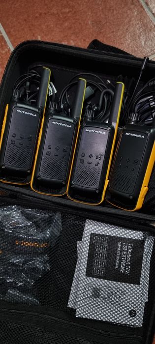 walkie talkies como novos