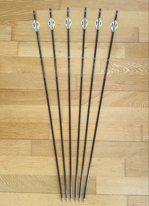 Conjunto de Flechas Easton Carbon One tiro com arco