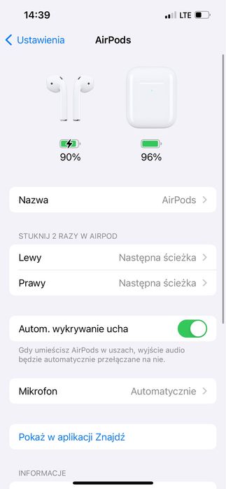AirPods 2 generacji