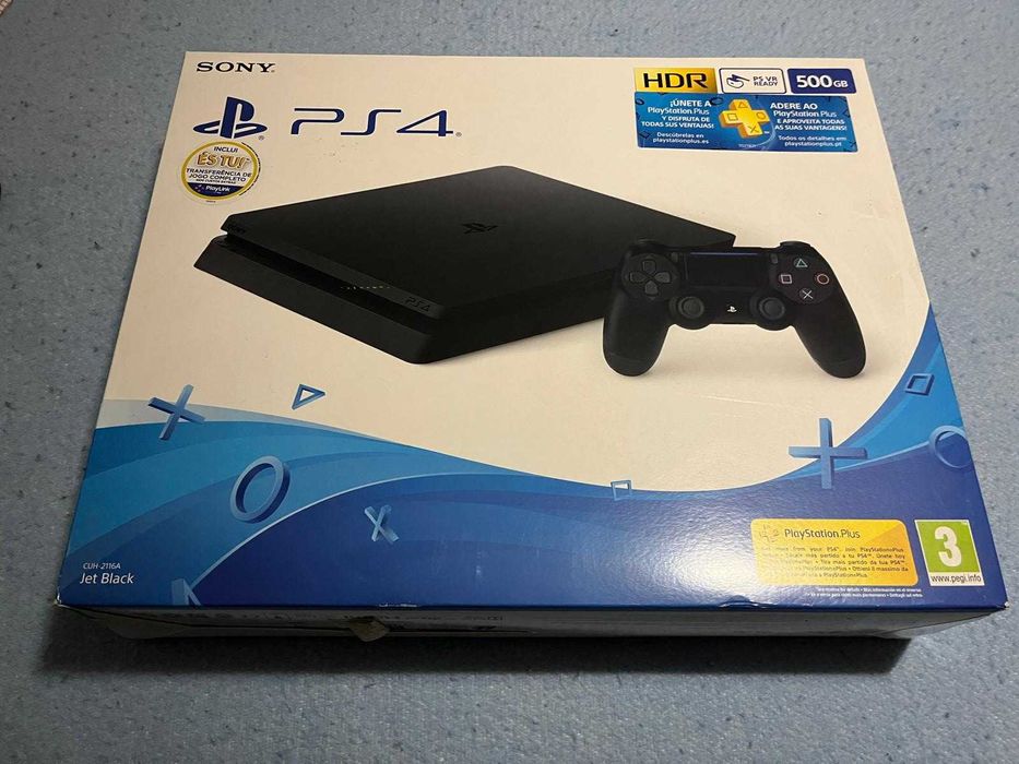 Playstation PS4 SLIM 500Gb (com 1 comando)