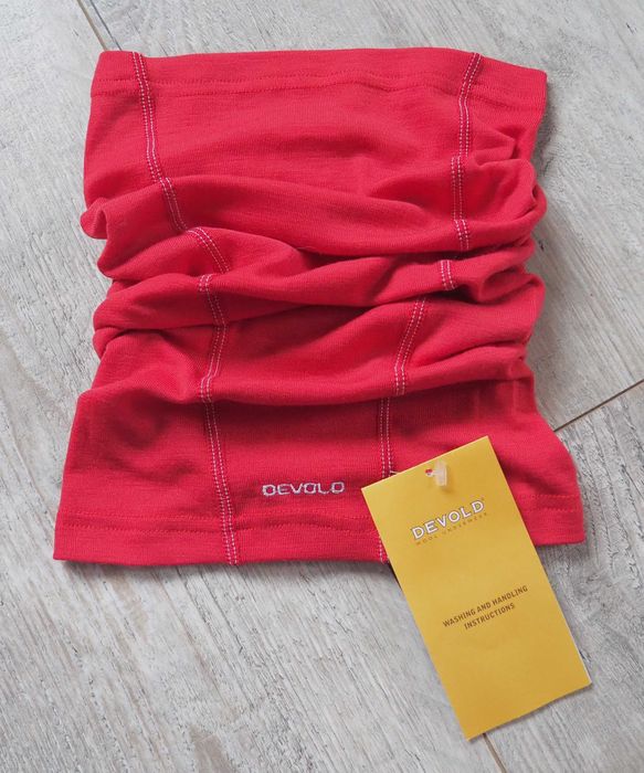 DEVOLD _całoroczny komin_100% wełna merynosów_headover_