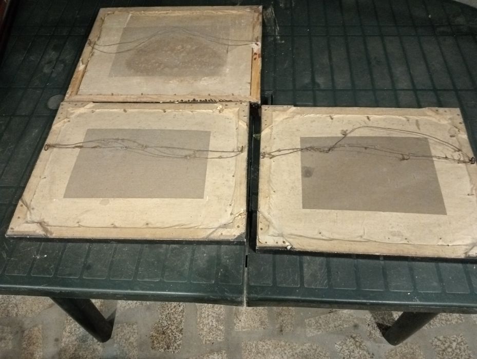 Quadros um bocado desgastados
