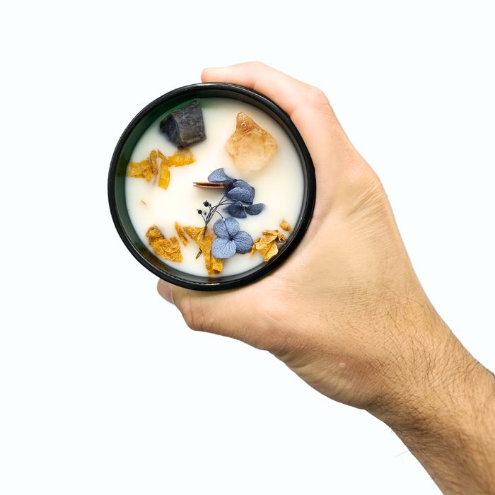 Velas Mágicas Hop Hare com Gemas e Flores