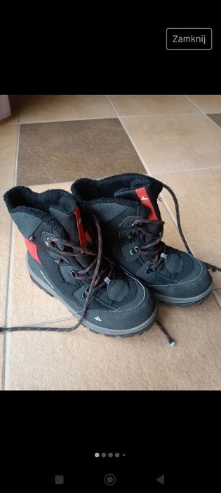 Quechua, Forclaz snow 200 boy, roz. 33, wkł. 21 cm