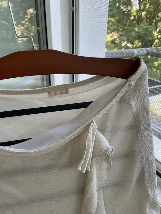 Massimo Dutti | шовкова спідниця | спідниця міді | спідниця максі | жіночий одяг | преміум | натуральний шовк | розмір S М| W28 | молочна спідниця