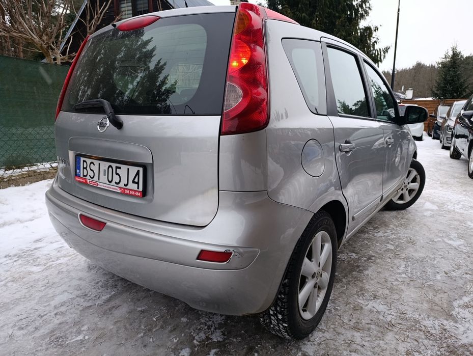 Nissan Note 1.4 benzyna 88KM 2008r Klima Zarejestrowany
