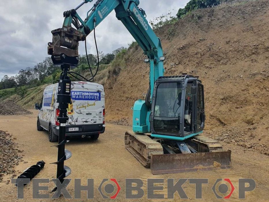 Бурильне обладнання до екскаваторів, фронтальних навантажувачів