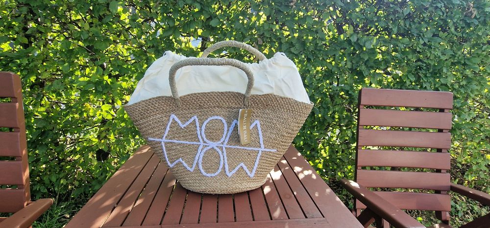 Duży pojemny koszyk plażowy Bali Bali nowy z metką.