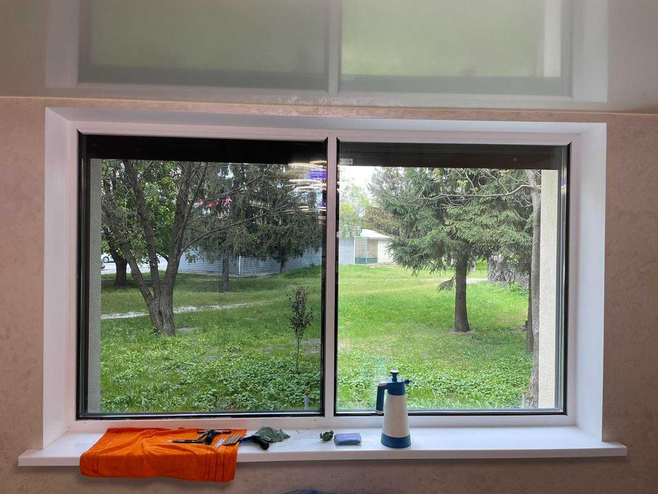 Тонування вікон, балконів, фасадів. Бронювання вікон.