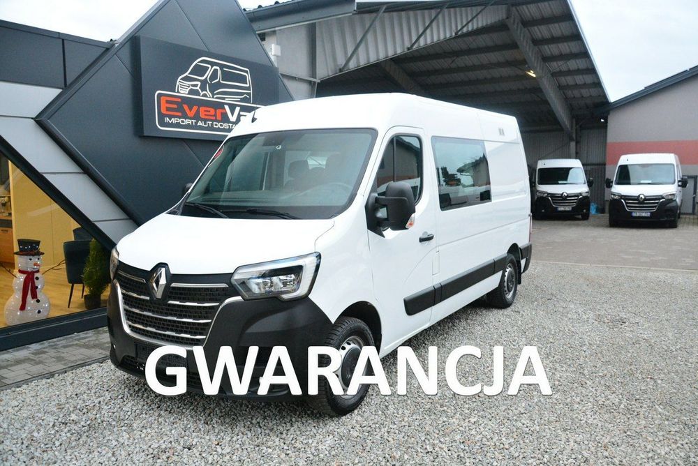 Renault Master  L2H2 średniak 7 osobowy brygadówka 2022r doka pełna opcja!!