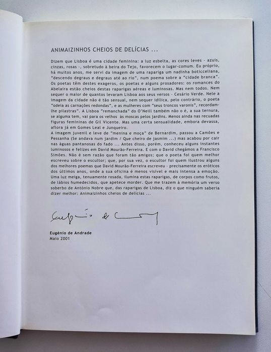 Francisco Simões - Escultura (c/texto Eugénio de Andrade)