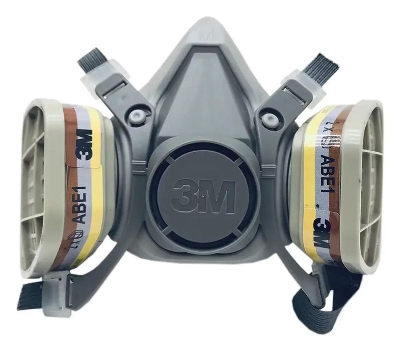 Респиратор полумаска 3м 6200 плюс два фильтра новых