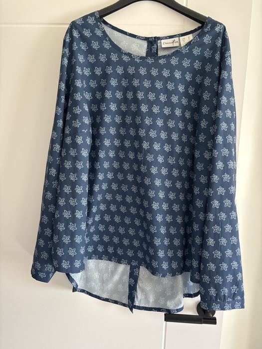 Elegancka bluzka koszula damska w dużym rozmiarze 48 XXXXL jak nowa