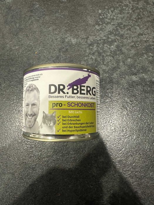Dr. Berg Pro SCHONKOST - trzustka, wątroba, żołądek 190g dla kotów