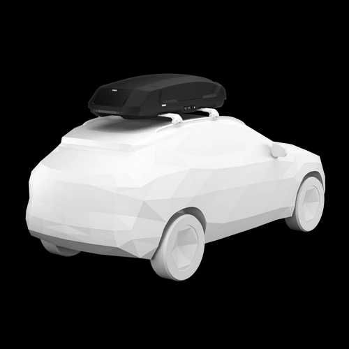 Box dachowy Thule Force 3 L Czarny Aeroskin Warszawa Praga