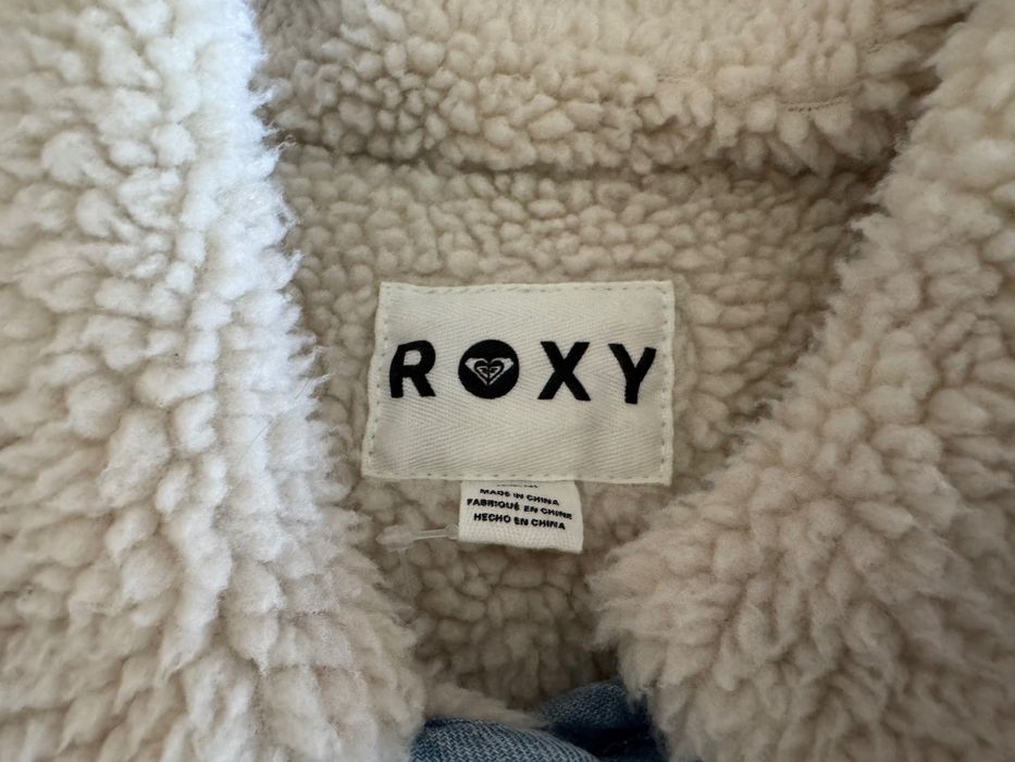 Жіноча демісезонна куртка Roxy, голуба стьобана