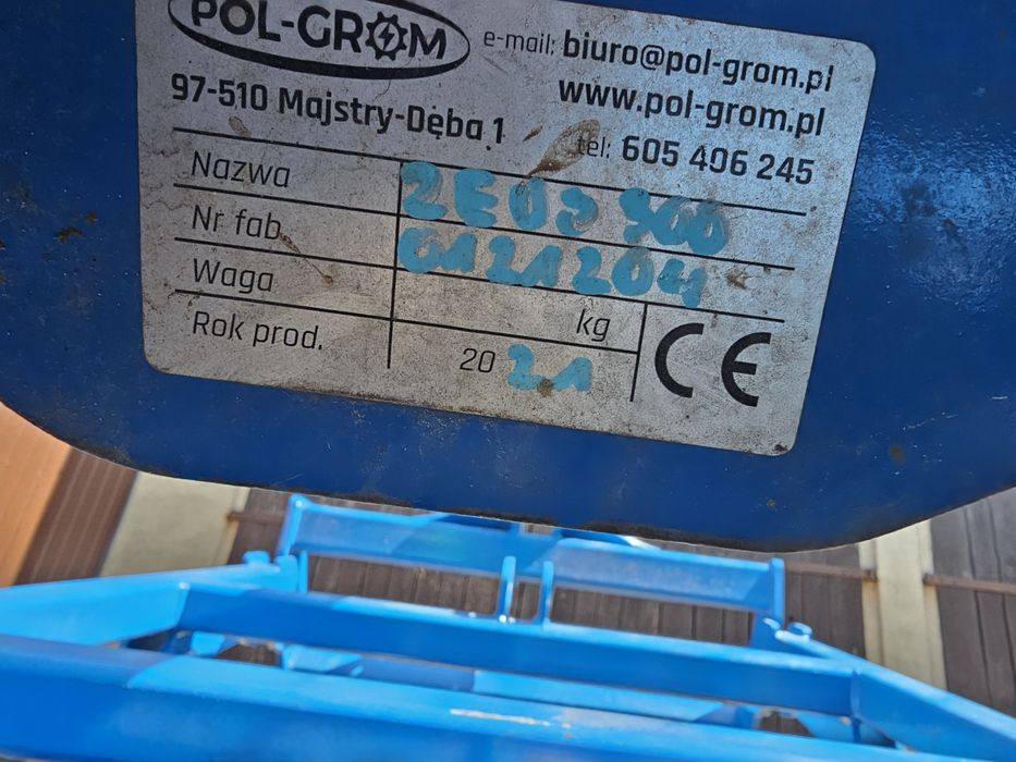 Agregat talerzowy z hydropakiem 3 m