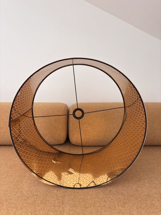 Abajur / Candeeiro de teto IKEA NYMÖ rosa/dourado - 59 cm