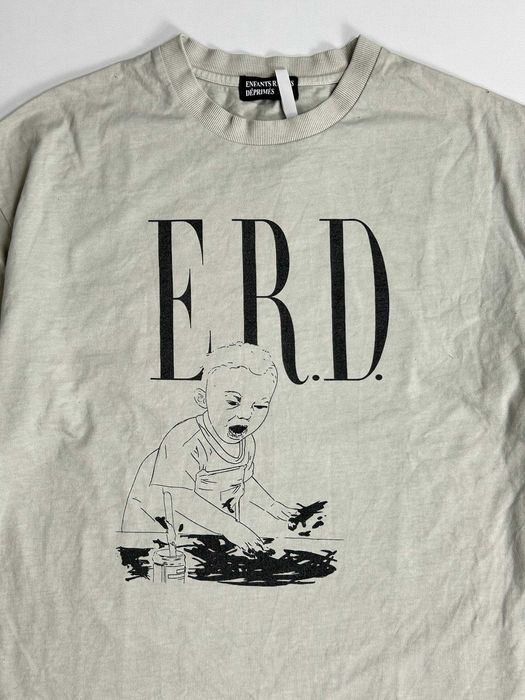 Лонгслів білий Enfants Riches Deprimes archive distressed белый ERD