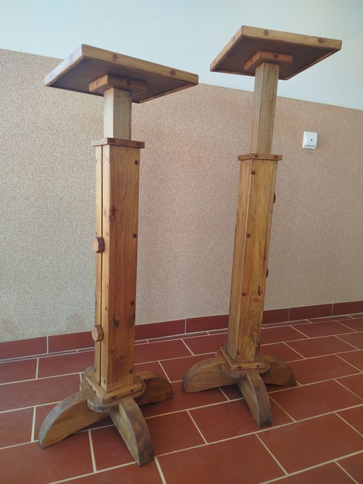 Stands para colunas artesanais