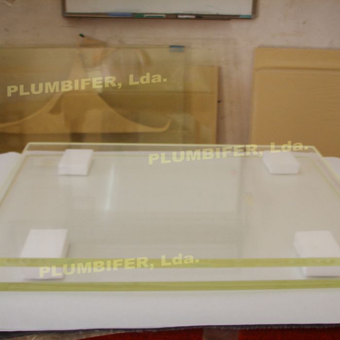 Clinicas dentarias, Chapa de chumbo para barreiras de protecção Raio X