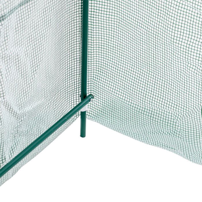 Estufa de Jardim com Estrutura em Aço Galvanizado – 245x200x198 cm