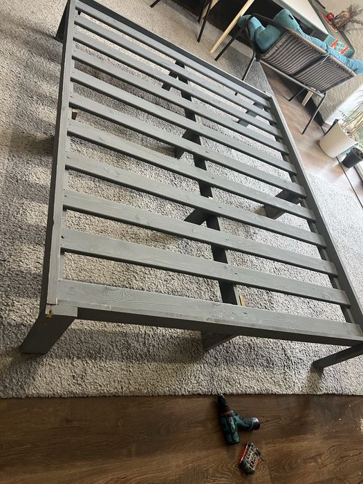 Ліжко двоспальне деревяне