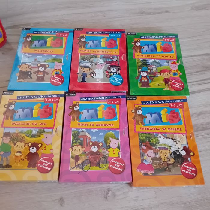 Zestaw gier edukacyjnych do przedszkola 3-5 lat