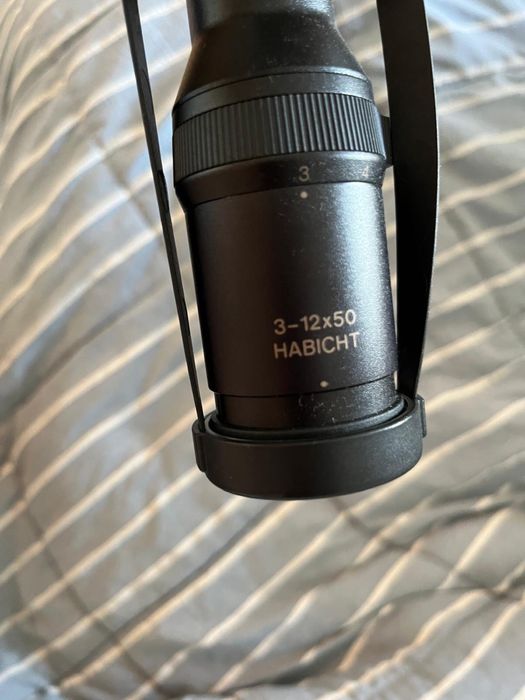Luneta Swarovski Optik4- 12-50mm habicht SR AV series acbm preto fusco
