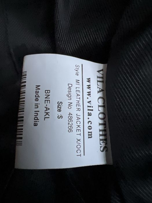 Piękna Kurtka skóra Vila r. 36