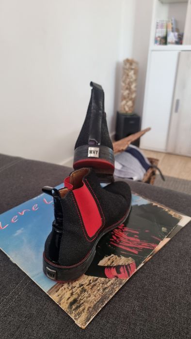 Bota masculina em couro