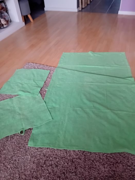 Recznik duży kąpielowy frotte plus dwa mniejsze