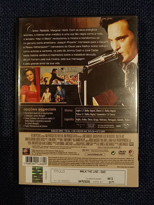 DVD do filme "Walk The Line" (portes grátis)