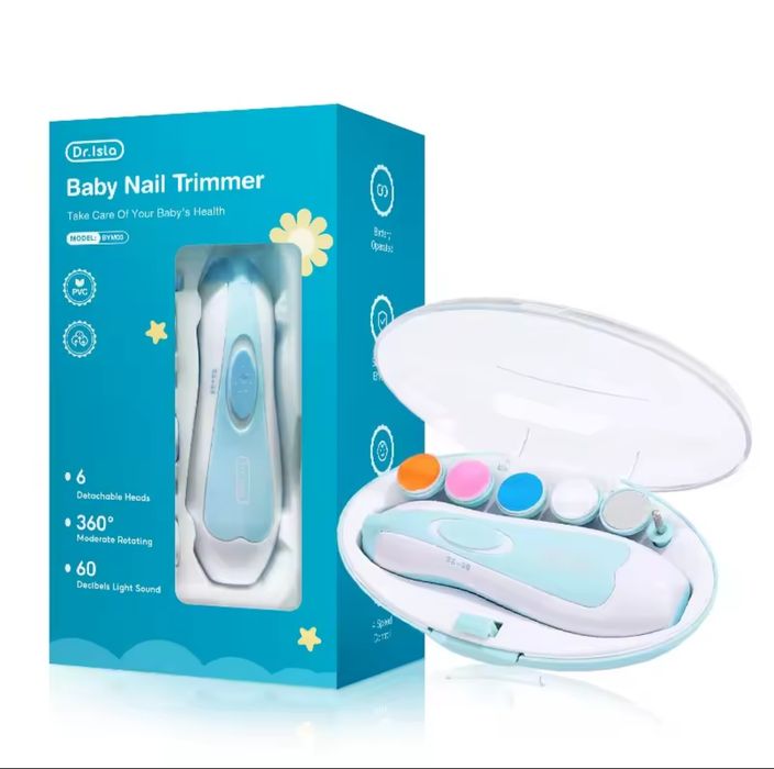 Дитячий тример для нігтів dr. Isla,електрична пилка для нігтів