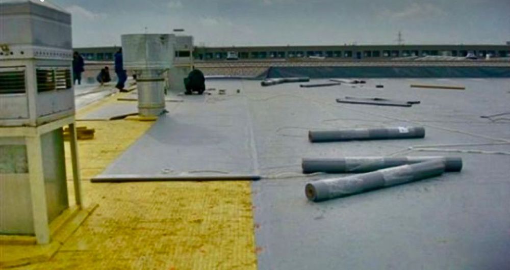 Монтаж ПВХ мембраны кровельные работы и гидроизоляция