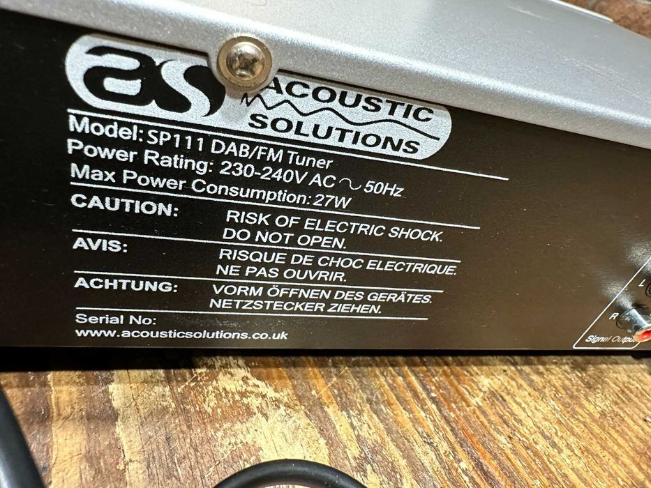 Tuner Radiowy Acoustic Solutions SP111