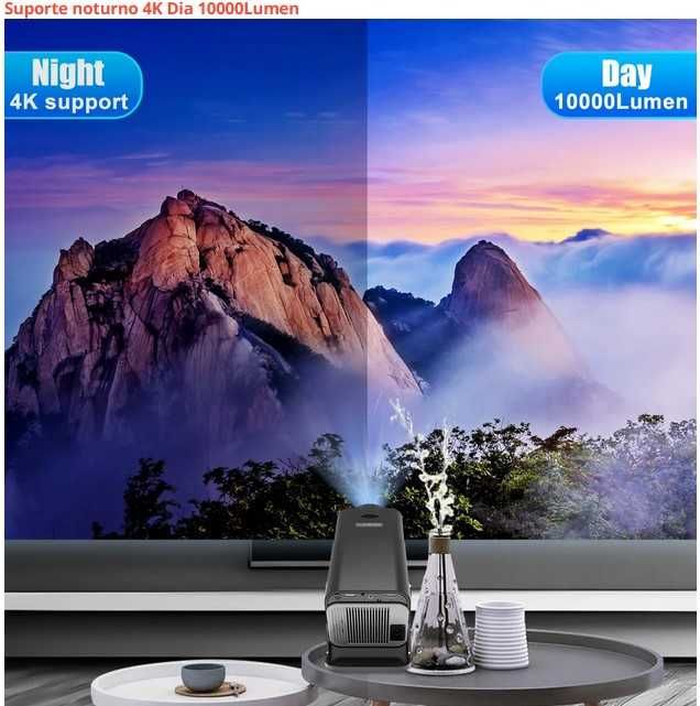 Projector Led HY320, BT5.0, Android 11, FullHD 1080p
